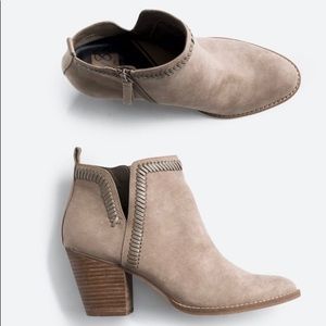 Jace Taupe Heeled Booties